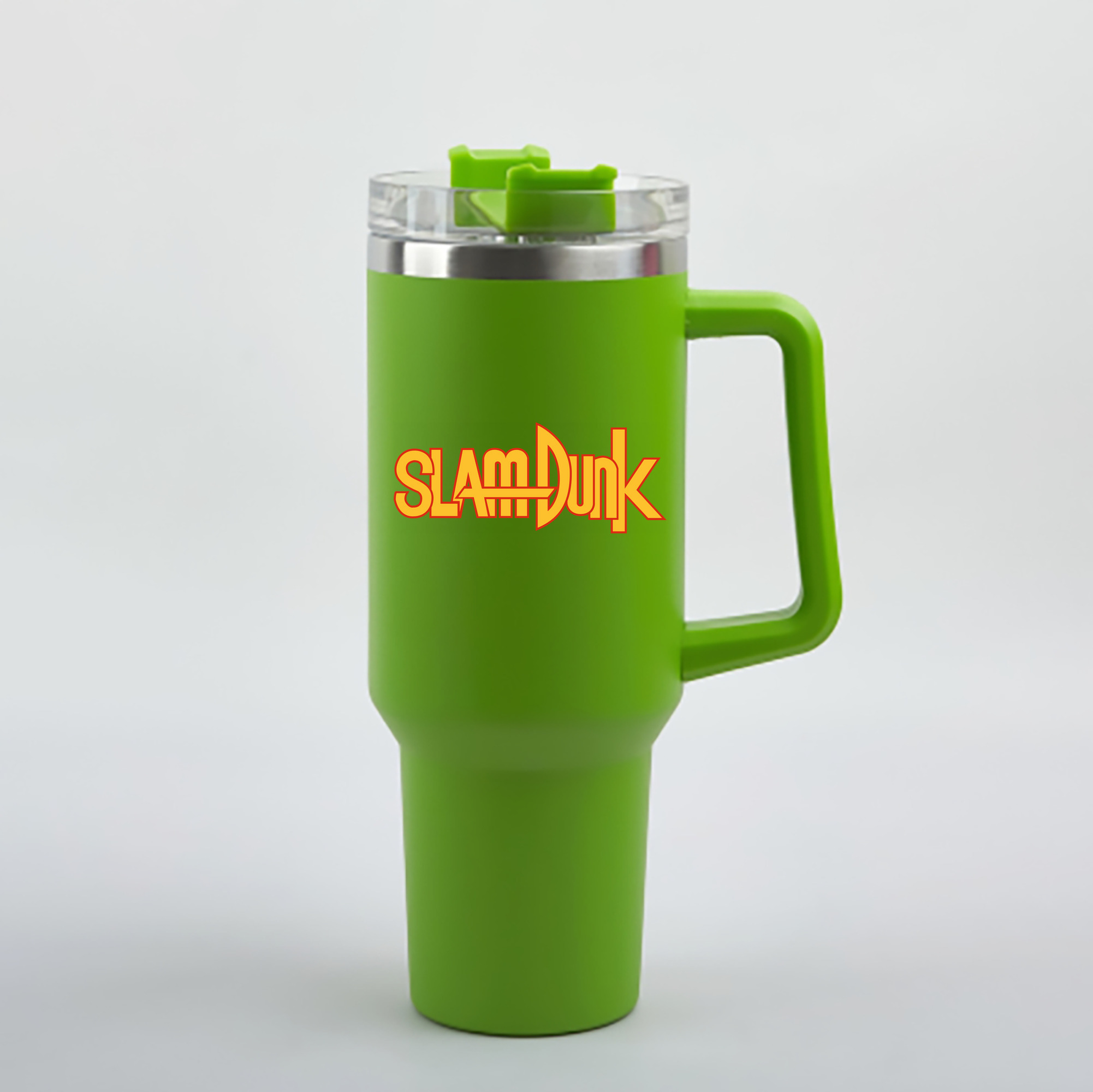 （画像用） SLAM DUNK／スラムダンク 1200mL車用タンブラー - クリスタルステッカー（プラスチックストロー付き）